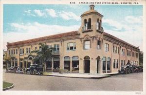 Arcade and Post Office Building Manatee Florida Curteich