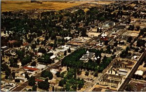 Vintage Postcard Carson City, Nevada Aerial View JL9