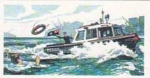 Brook Bond Tea Vintage Trade Card Police File 1977 No 30 Man Overboard