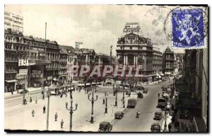 Old Postcard Brussels Place De Brouque