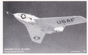 Military U S Air Force Northrop X4 Exceeds The Speed Of Sound