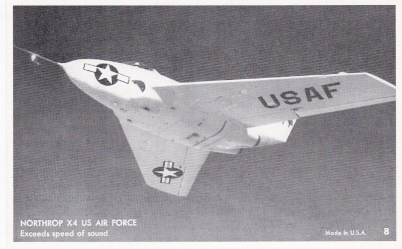 Military U S Air Force Northrop X4 Exceeds The Speed Of Sound