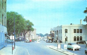 Northampton MA King Street Hotel Northampton Old Cars Postcard,