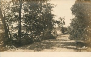 Postcard 19210s Maine Camden Turnpike road undivided 22-13113