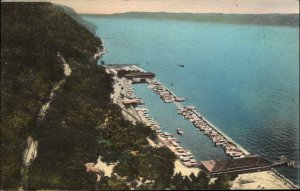 Englewood New Jersey NJ Palisades Interstate Park Albertype Vintage Postcard