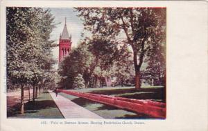 Sherman Avenue Showing Presbyterian Church Denver Colorado