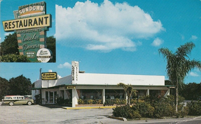 Florida Winter Haven The Sundown Restaurant 1963 sk2449