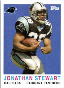 2008 Topps Football Card Jonathan Stewart Carolina Panthers sk20790