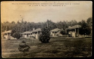 Vintage Postcard 1907-1915 Pelly's Modern Cabins, Meredith, New Hampshire (NH)