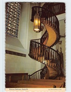 Postcard Gothic Chapel, Our Lady of Light Chapel, Santa Fe, New Mexico, USA