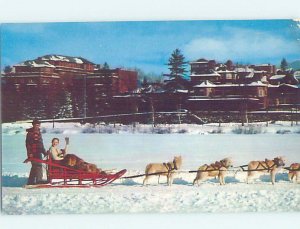 Pre-1980 HUSKY DOG TEAM Adirondacks - Whiteface At Lake Placid NY AG6083