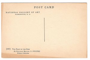 Giovanni Bellini Painting Feast of the Gods National Gallery of Art DC Postcard