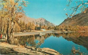 1950s Mono California Reflection Silver Lake Postcard Royal Pictures 4682