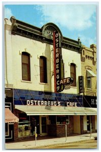 c1960 Ostenberg's Cafe Exterior Building Alexandria Minnesota Vintage Postcard