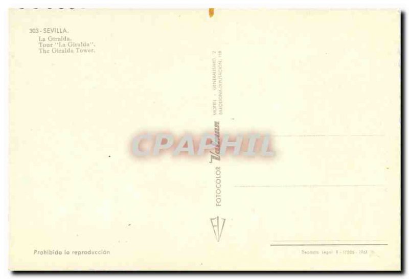 Modern Postcard Tour Sevilla La Giralda