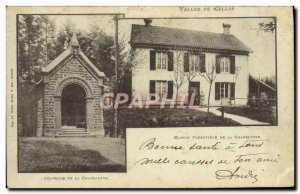 Old Postcard Foret Vallee Celles House of forestry Chapelotte