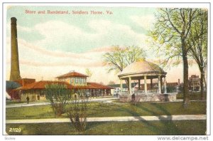 Store & Bandstand, Soldiers Home, Virginia, 1900-1910s