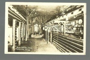 Lakeville MINNESOTA RP c1930s INTERIOR BAR Saloon Tavern ROCK GARDEN INN nr Elko