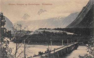 Romsdalen Norway Bospen Kongen or Dronningen Scenic View Antique Postcard J63083