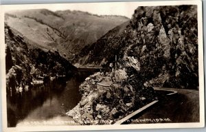 RPPC Box Canyon, North and South Highway ID Vintage Postcard B79