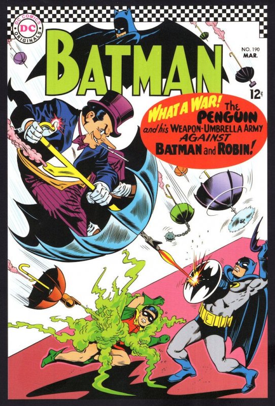 Batman vs The Penguin 1960s DC Comic Cover Art Book Postcard | Topics -  Cartoons & Comics - Comics, Postcard / HipPostcard