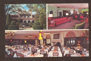 ALBUQUERQUE NEW MIXICO FRED HARVEY HOTEL INTERIOR VINTAGE ADVERTISING POSTCARD