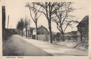 Stationsweg Alverne Wijchen Dutch Old Postcard