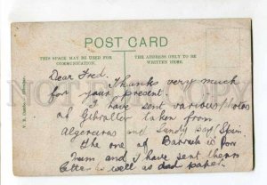 401509 GIBRALTAR Rock from Algeciras Vintage postcard