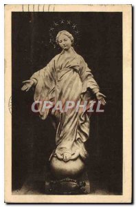 Old Postcard The miraculous statue of the Virgin of Smiles