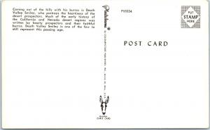 DEATH VALLEY, CA California   DEATH VALLEY SMILEY Prospector  c1950s  Postcard