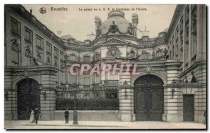 Old Postcard Brussels Palace SAr the Countess of Flanders