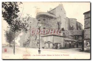 Postcard Old Prison Tournon Jails Former castle of Cardinal de Tournon