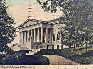 Postcard 1906 View of The Historical  Society in Buffalo, NY   W2