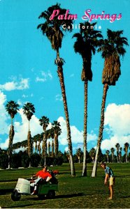California Palm Springs Golf Course Scene 1976