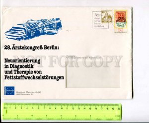 400329 GERMANY 1978 Mannheim ADVERTISING Boehringer Arztekongress medicine
