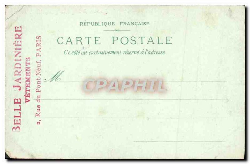 Old Postcard Remembrance Paris of the Belle Jardiniere Expo 1900 Old Paris st...