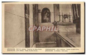 Old Postcard Jerusalem Station Tomb of Jesus Christ