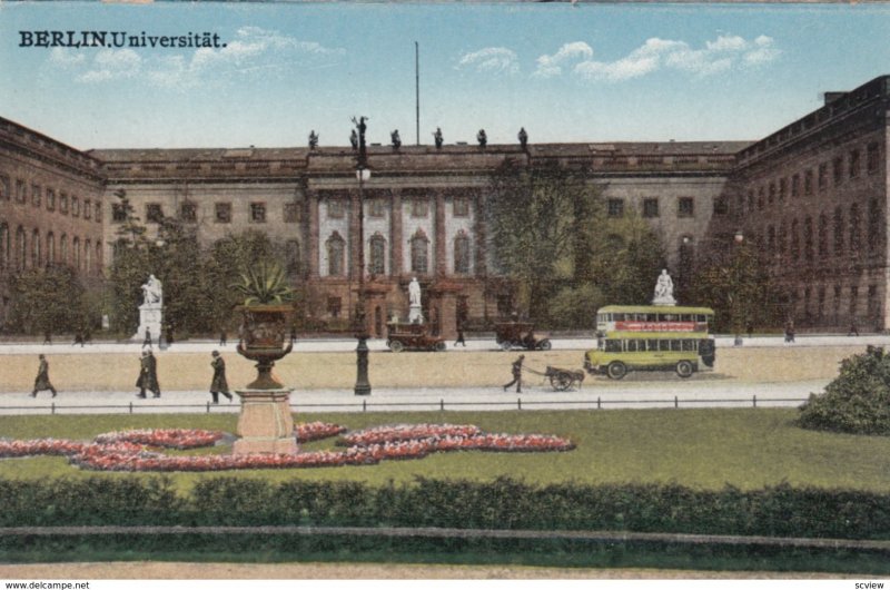 BERLIN , Germany , 1900-10s ; Universitat