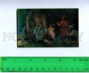 188912 USSR RUSSIA cinema SADKO Old 3D CALENDAR 1985 year