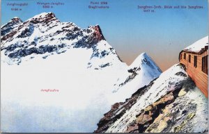 Switzerland Jungfraufirn Fieschertal Vintage Postcard C193