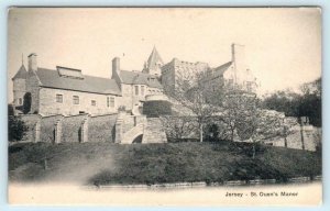 ST. QUEN, JERSEY Channel Islands UK ~ ST. QUEN'S MANOR  1906  Postcard