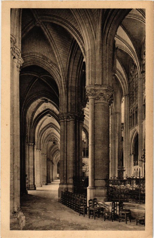 CPA Troyes- Cathedrale ,Pourtour du Choeur&Nef laterale FRANCE (1007612)