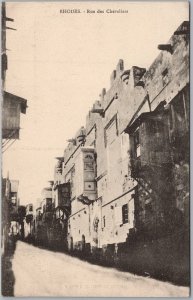 Vintage Rhodes Rue des Chevaliers Street View French Postcard H81