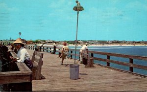 Florida Jacksonville Beach Fishing From New Fishing Pier 1966