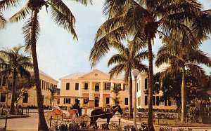 Government Buildings, Post Office Nassau in the Bahamas Stamp 