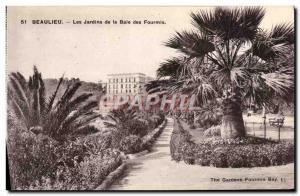 Old Postcard Beaulieu Gardens of the Bay of Ants