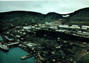 HANDCRAFTED CONTINENTAL SIZE POSTCARD BARENTSBURG NORWAY