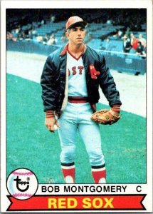 1979 Topps Baseball Card Bob Montgomery Boston Red Sox