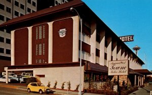 USA The Towne Motor Hotel Seattle Washington Chrome Postcard 09.87