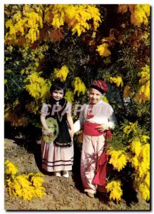 Postcard Modern Cote D & # 39Azur Children Nicois Costumes Folklore